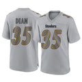 P.Steelers #35 Jamel Dean Player Gray Atmosphere Fashion Home Game Odoa Stitched Jerseys