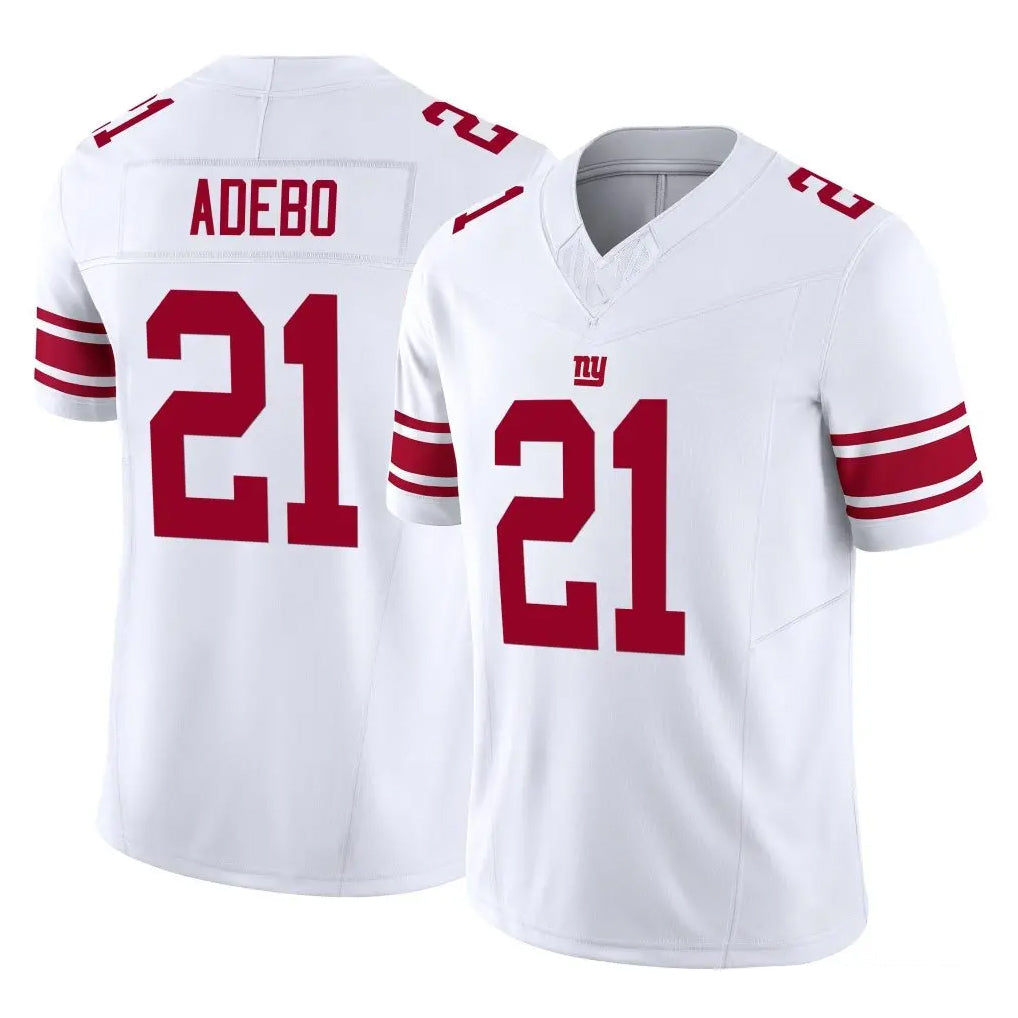 NY.Giants #21 Paulson Adebo Player White Limited Vapor F.U.S.E. Home Game Odoa Stitched Jerseys