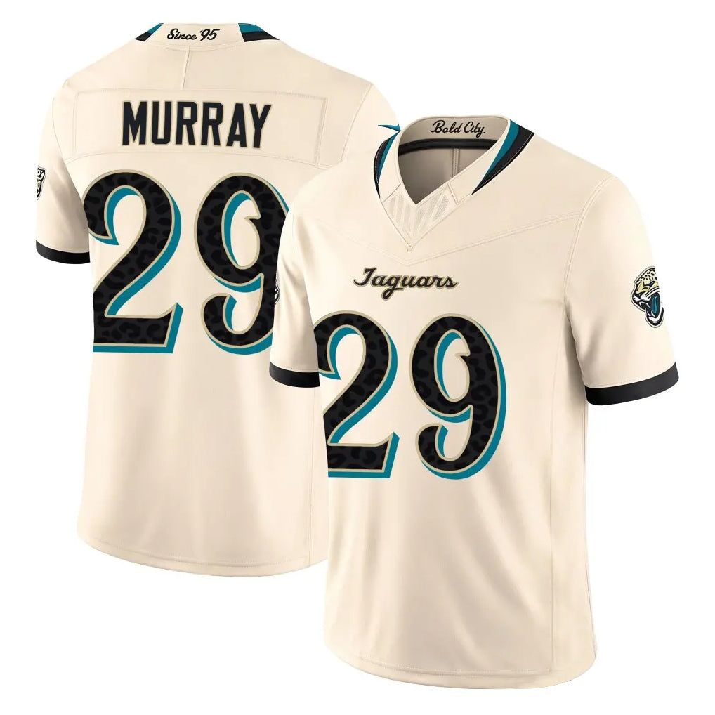 J.Jaguars #29 Eric Murray Player Natural Limited 2026 Rivalries Collection Game Odoa Stitched Jerseys