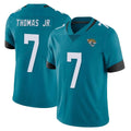 J.Jaguars #7 Brian Thomas Jr. Player Teal Vapor Untouchable Limited Home Game Odoa Stitched Jerseys