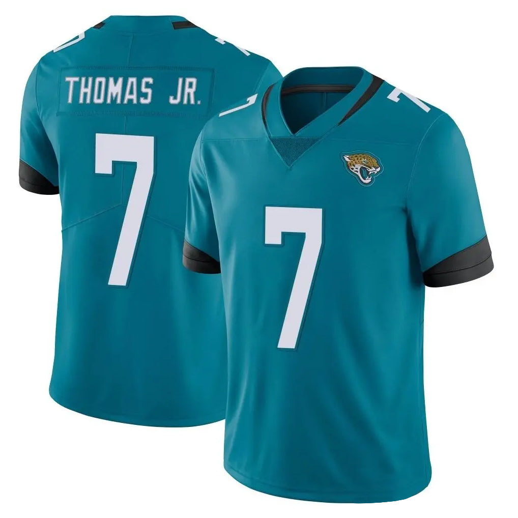 J.Jaguars #7 Brian Thomas Jr. Player Teal Vapor Untouchable Limited Home Game Odoa Stitched Jerseys