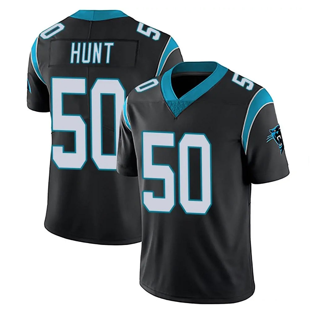 C.Panthers #50 Robert Hunt Player Black Vapor Untouchable Limited Game Odoa Stitched Jerseys