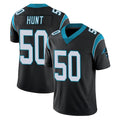 C.Panthers #50 Robert Hunt Player Black Vapor Untouchable Limited Game Odoa Stitched Jerseys