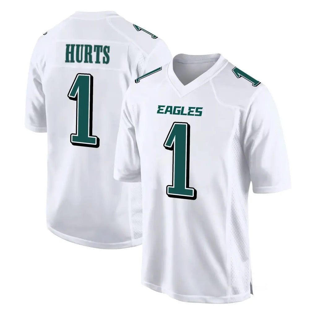 P.Eagles #1 Jalen Hurts Player White Tundra Fashion Home Game Odoa Stitched Jerseys