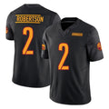 W.Commanders #2 Amik Robertson Player Black Limited Vapor F.U.S.E. Home Game Odoa Stitched Jerseys