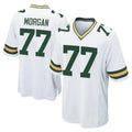 GB.Packers #77 Jordan Morgan Player White Home Game Odoa Stitched Jerseys