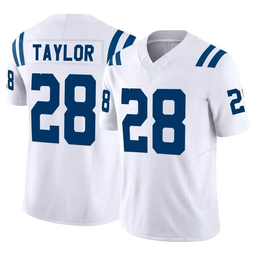 IN.Colts #28 Jonathan Taylor Player White Limited Vapor F.U.S.E. Home Game Odoa Stitched Jerseys