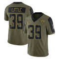 J.Jaguars #39 Cam Little Player Olive Salute To Service Limited Game Odoa Stitched Jerseys
