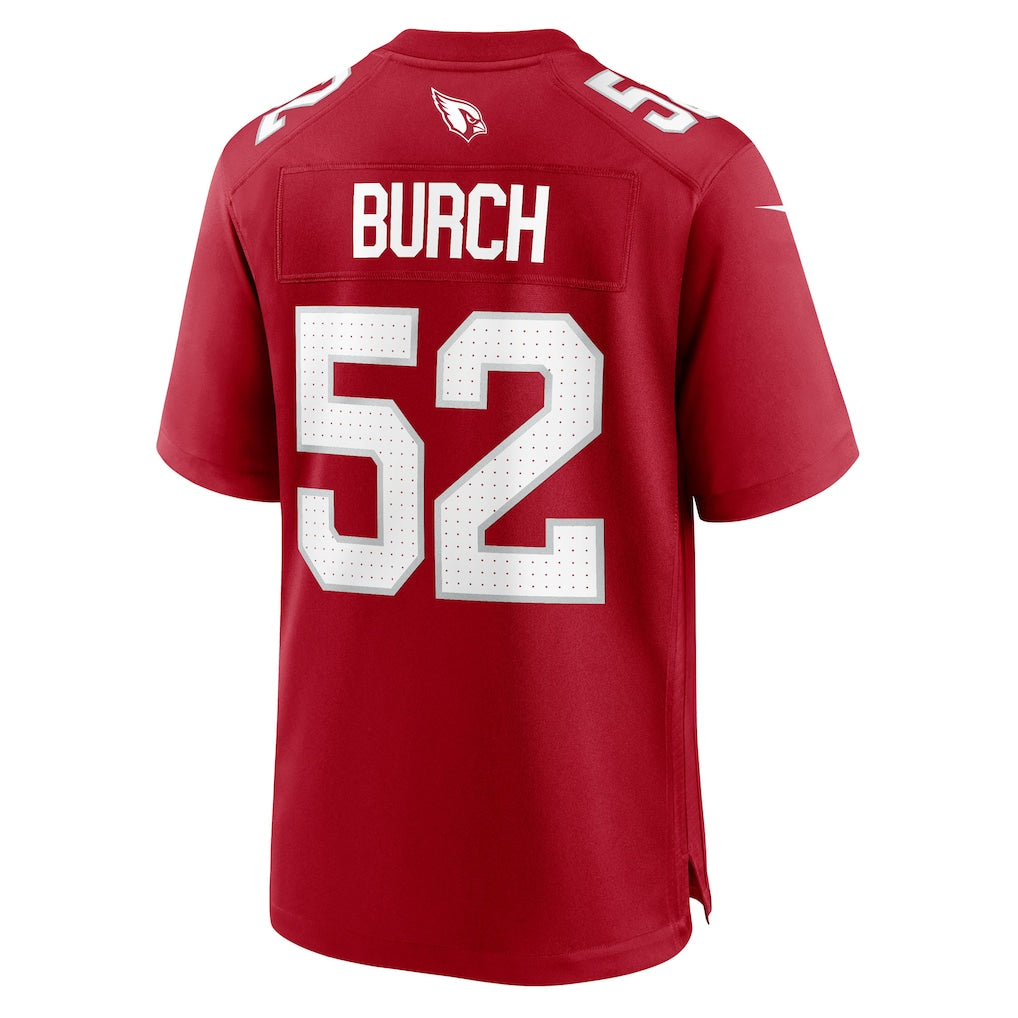 Odoa A.Cardinals #52 Jordan Burch Cardinal Team Game Jersey