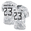 T.Titans #23 Kevin Winston Jr. Player Arctic Camo Limited Salute to Service Home Game Odoa Stitched Jerseys