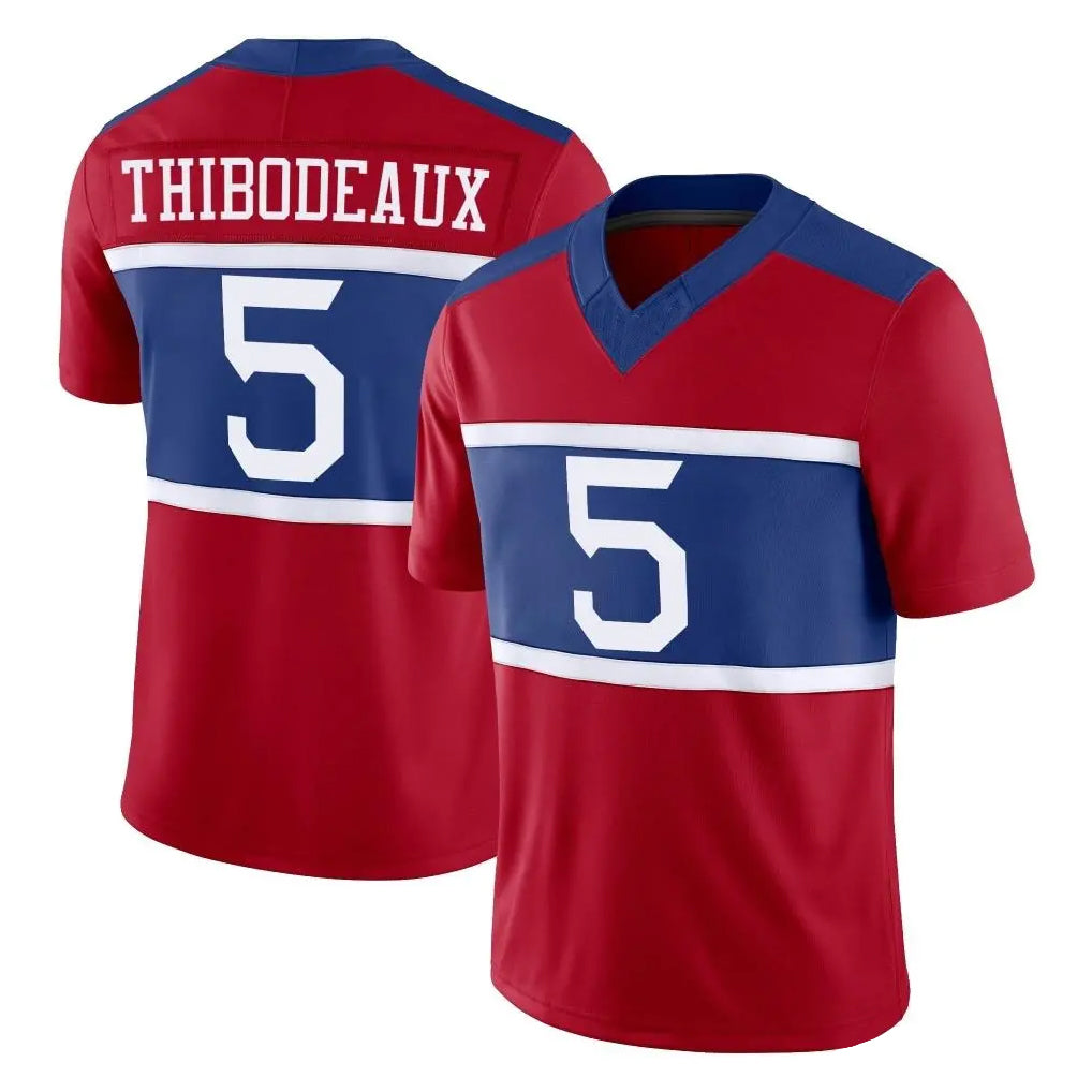NY.Giants #5 Kayvon Thibodeaux Player Red Century Vapor F.U.S.E. Home Game Odoa Stitched Jerseys