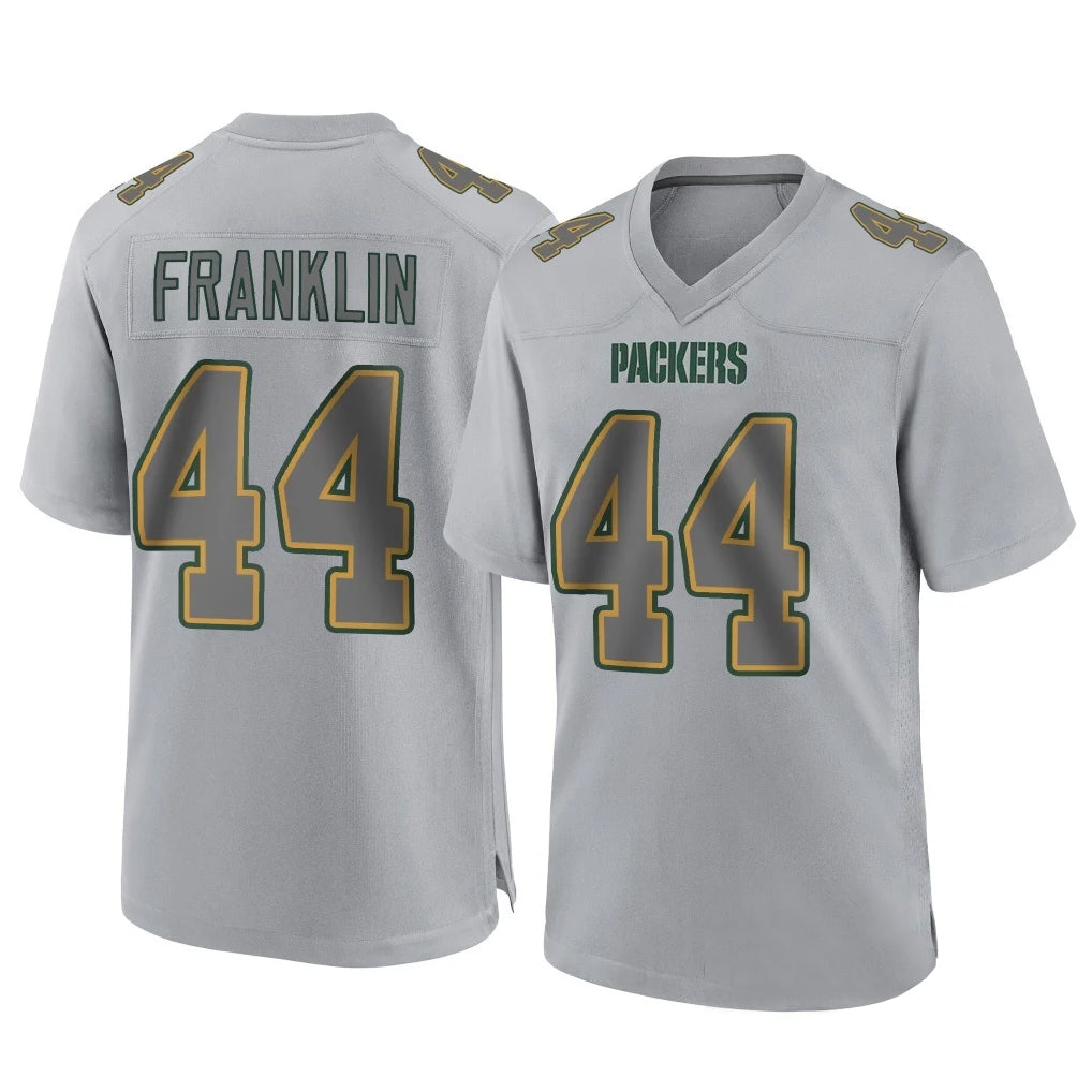 GB.Packers #44 Zaire Franklin Player Gray Atmosphere Fashion Home Game Odoa Stitched Jerseys