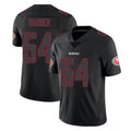 SF.49ers #54 Fred Warner Player Black Impact Limited Home Game Odoa Stitched Jerseys