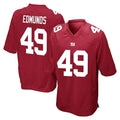 NY.Giants #49 Tremaine Edmunds Player Red Home Game Odoa Stitched Jerseys