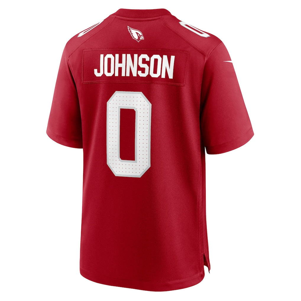 Odoa A.Cardinals #0 Will Johnson Cardinal Team Game Jersey