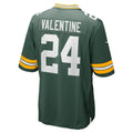 Odoa GB.Packers #24 Carrington Valentine Green Game Jersey