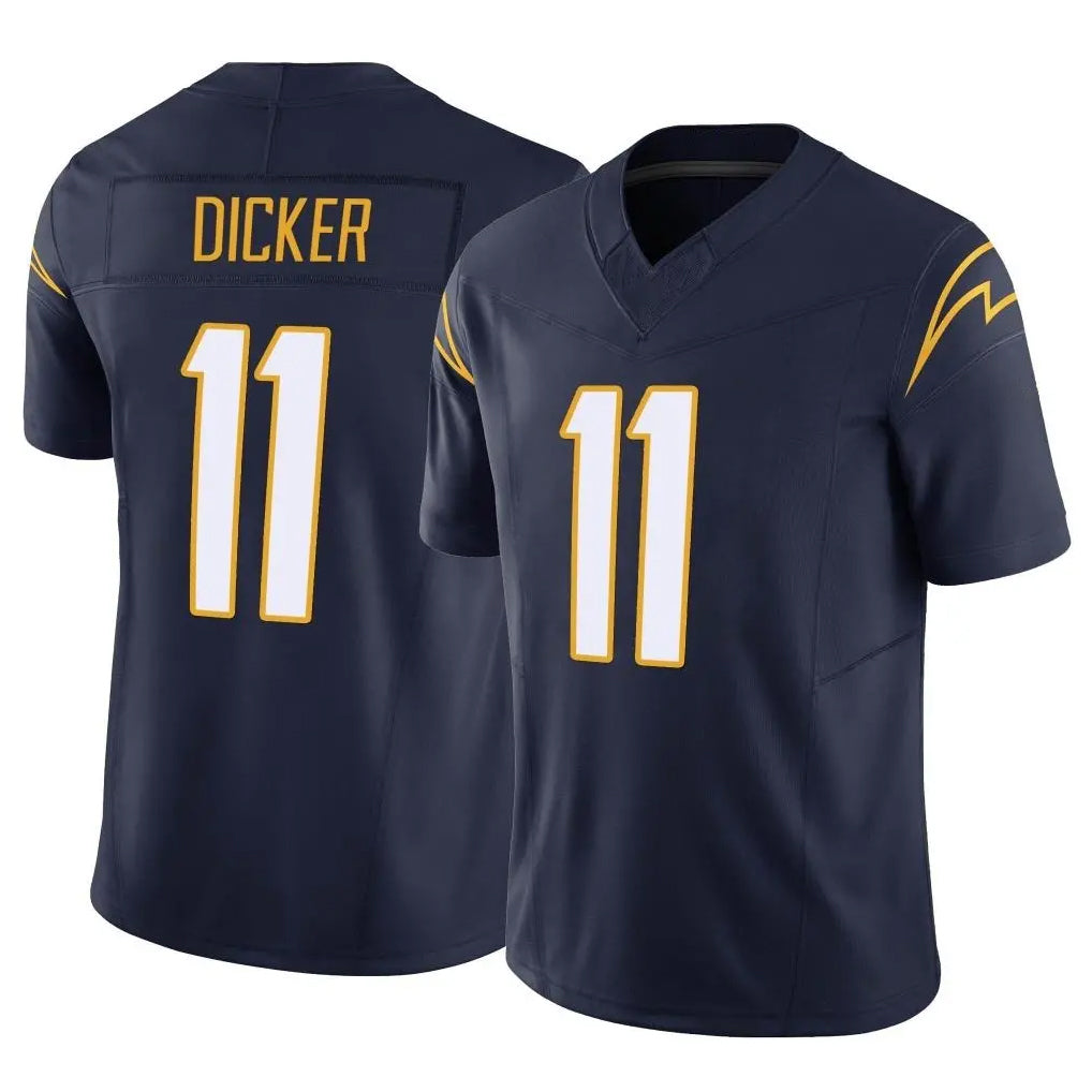 LA.Chargers #11 Cameron Dicker Player Navy Limited Vapor F.U.S.E. Home Game Odoa Stitched Jerseys