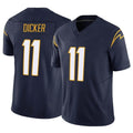 LA.Chargers #11 Cameron Dicker Player Navy Limited Vapor F.U.S.E. Home Game Odoa Stitched Jerseys