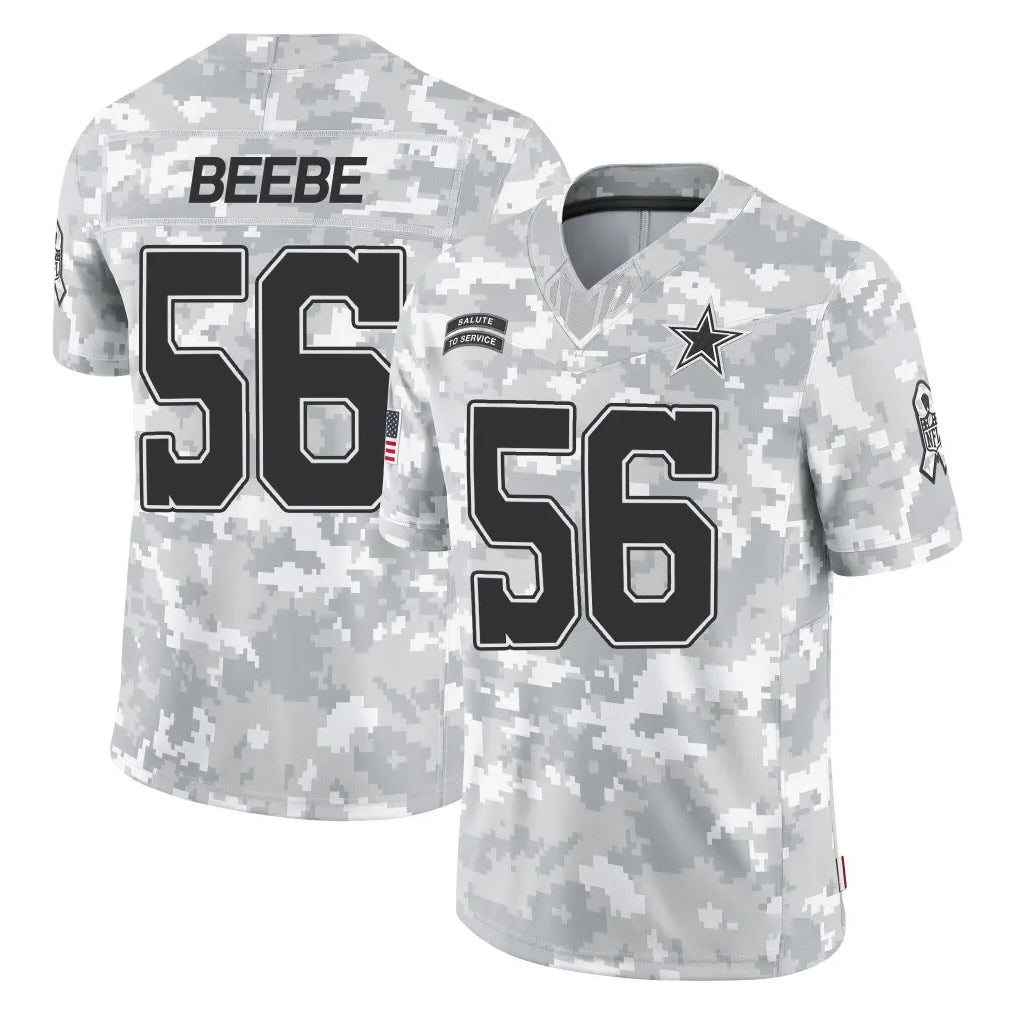 D.Cowboys #56 Cooper Beebe Player Arctic Camo Salute to Service Limited Home Game Odoa Stitched Jerseys