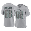 P.Eagles #68 Jordan Mailata Player Gray Atmosphere Fashion Home Game Odoa Stitched Jerseys