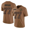 GB.Packers #77 Jordan Morgan Player Brown Salute To Service Limited Odoa Stitched Jerseys
