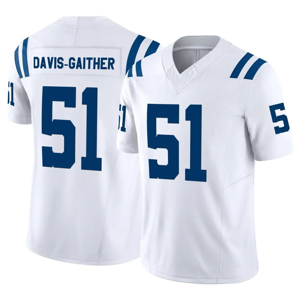 IN.Colts #51 Akeem Davis-Gaither Player White Limited Vapor F.U.S.E. Home Game Odoa Stitched Jerseys