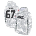 S.Seahawks #67 Charles Cross Player Arctic Camo Limited Salute to Service Pullover Hoodies Game Odoa Stitched Jerseys