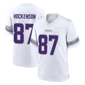 M.Vikings #87 T.J. Hockenson Player White Alternate Home Game Odoa Stitched Jerseys