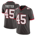 TB.Buccaneers #45 Josiah Trotte Player Pewter Limited Alternate Vapor Home Game Odoa Stitched Jerseys