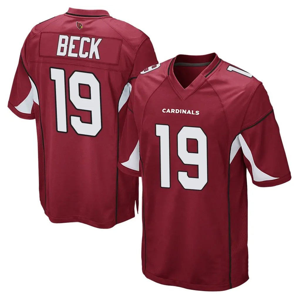 A.Cardinals #19 Carson Beck Player Cardinal Home Game Odoa Stitched Jerseys