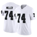 LV.Raiders #74 Kolton Miller Player White Limited Vapor F.U.S.E. Home Game Odoa Stitched Jerseys