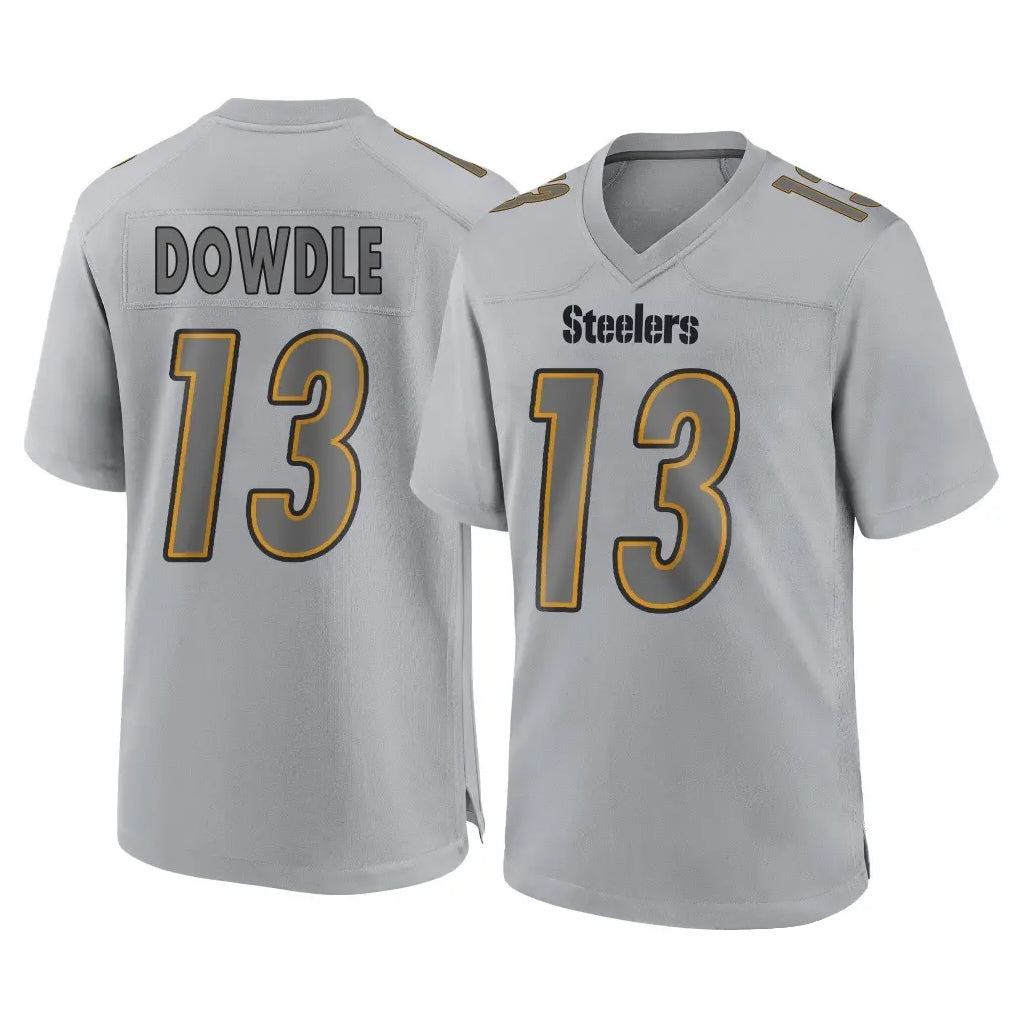 P.Steelers #13 Rico Dowdle Player Gray Atmosphere Fashion Home Game Odoa Stitched Jerseys