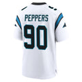 C.Panthers #90 Julius Peppers Player White Home Game Odoa Stitched Jerseys