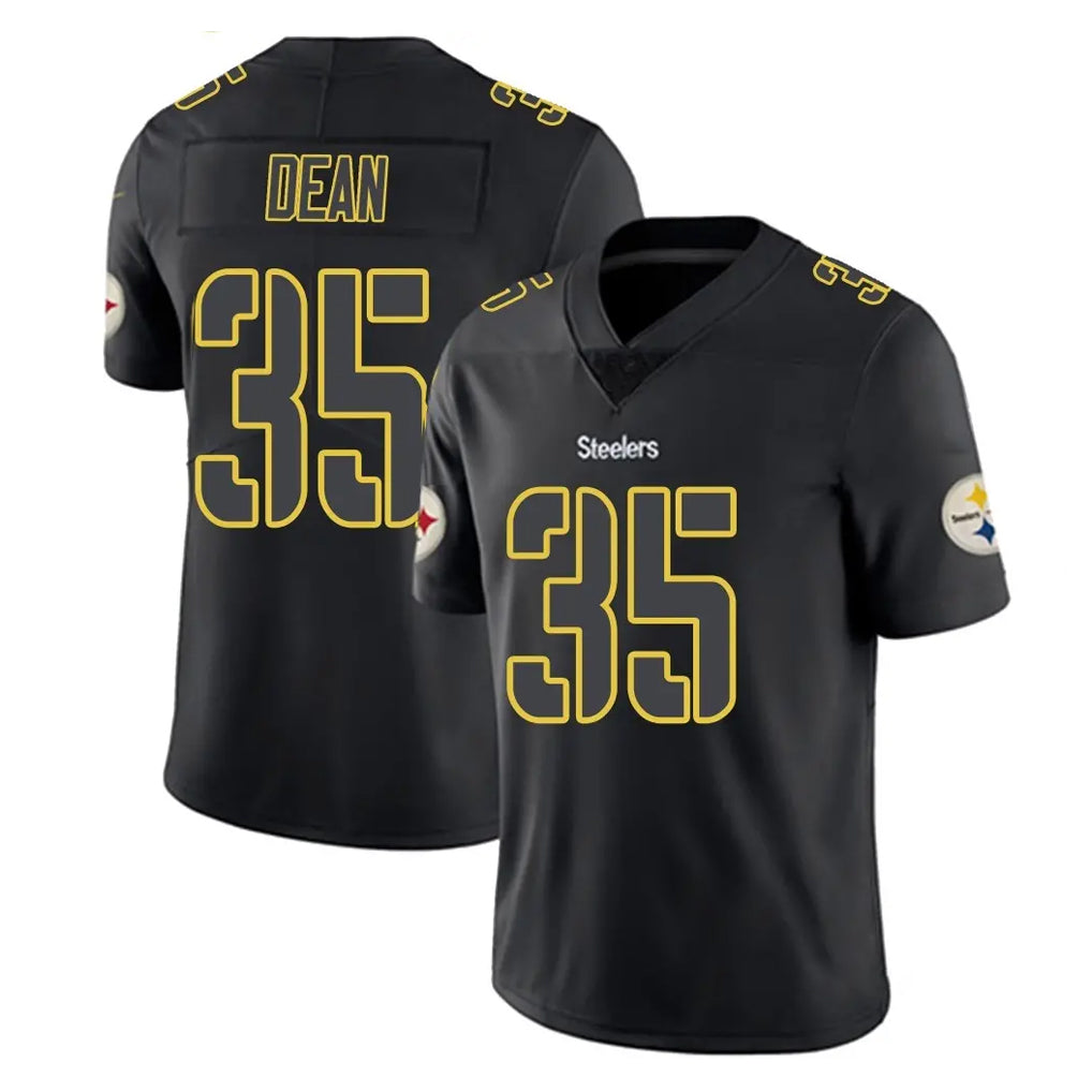 P.Steelers #35 Jamel Dean Player Black Impact Limited Home Game Odoa Stitched Jerseys