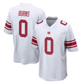 NY.Giants #0 Brian Burns Player White Home Game Odoa Stitched Jerseys