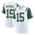 NY.Jets #15 Adonai Mitchell Player White Classic Home Game Odoa Stitched Jerseys