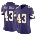 M.Vikings #43 Andrew Van Ginkel Player Purple Limited Classic Vapor F.U.S.E. Home Game Odoa Stitched Jerseys