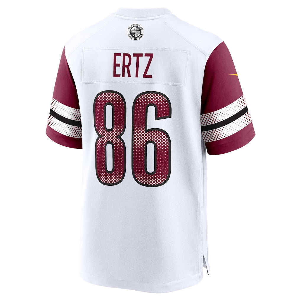 Odoa W.Commanders #86 Zach Ertz White Game Jersey