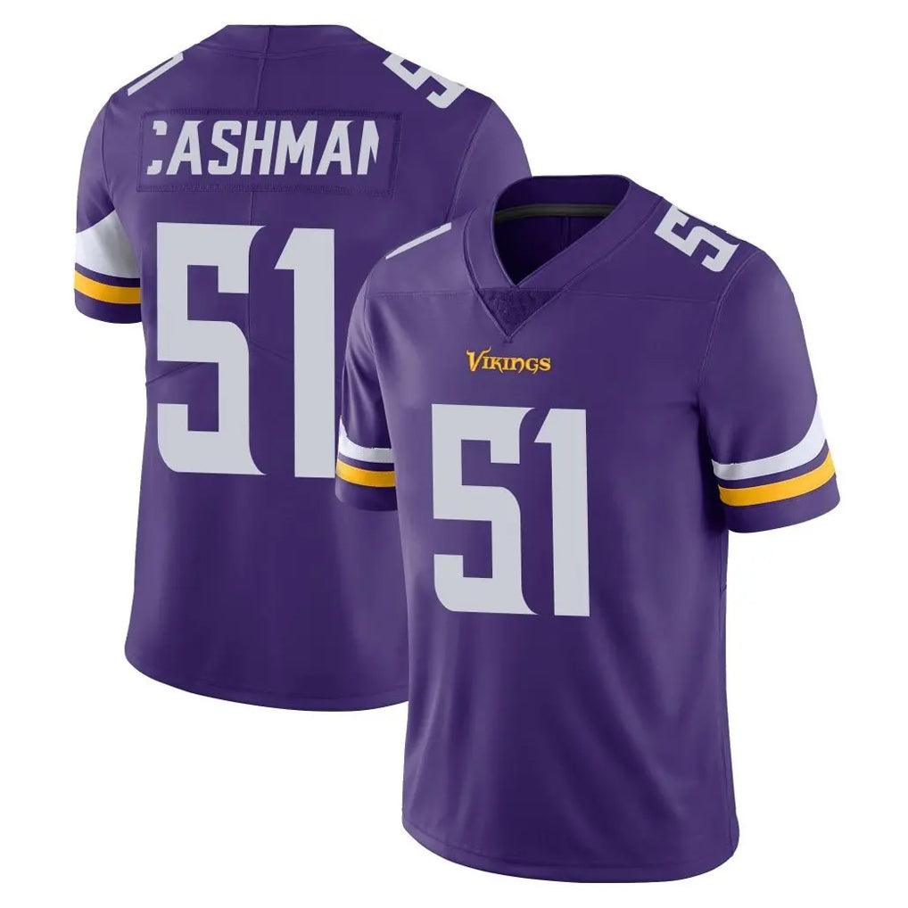 M.Vikings #51 Blake Cashman Player Purple Limited Vapor Untouchable Home Game Odoa Stitched Jerseys