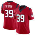 H.Texans #39 Henry To'oTo'o Player Red Limited Vapor F.U.S.E. Home Game Odoa Stitched Jerseys