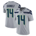 S.Seahawks #14 Sam Darnold Player Gray Limited Vapor Untouchable Home Game Odoa Stitched Jerseys