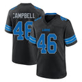 D.Lions #46 Jack Campbell Player Black Alternate Home Game Odoa Stitched Jerseys