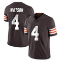 C.Browns #4 Deshaun Watson Player Brown Color Vapor Untouchable Limited Home Game Odoa Stitched Jerseys
