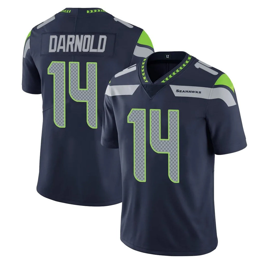 S.Seahawks #14 Sam Darnold Player Navy Limited Vapor Untouchable Home Game Odoa Stitched Jerseys