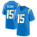 LA.Chargers #15 Ladd McConkey Player Blue Home Game Odoa Stitched Jerseys