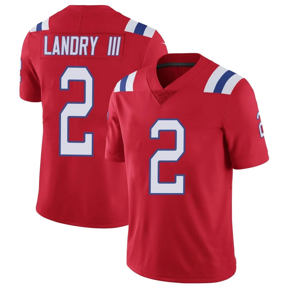 NE.Patriots #2 Harold Landry III Player Red Vapor Untouchable Home Game Odoa Stitched Jerseys