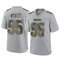 GB.Packers #95 Devonte Wyatt Player Gray Atmosphere Fashion Home Game Odoa Stitched Jerseys