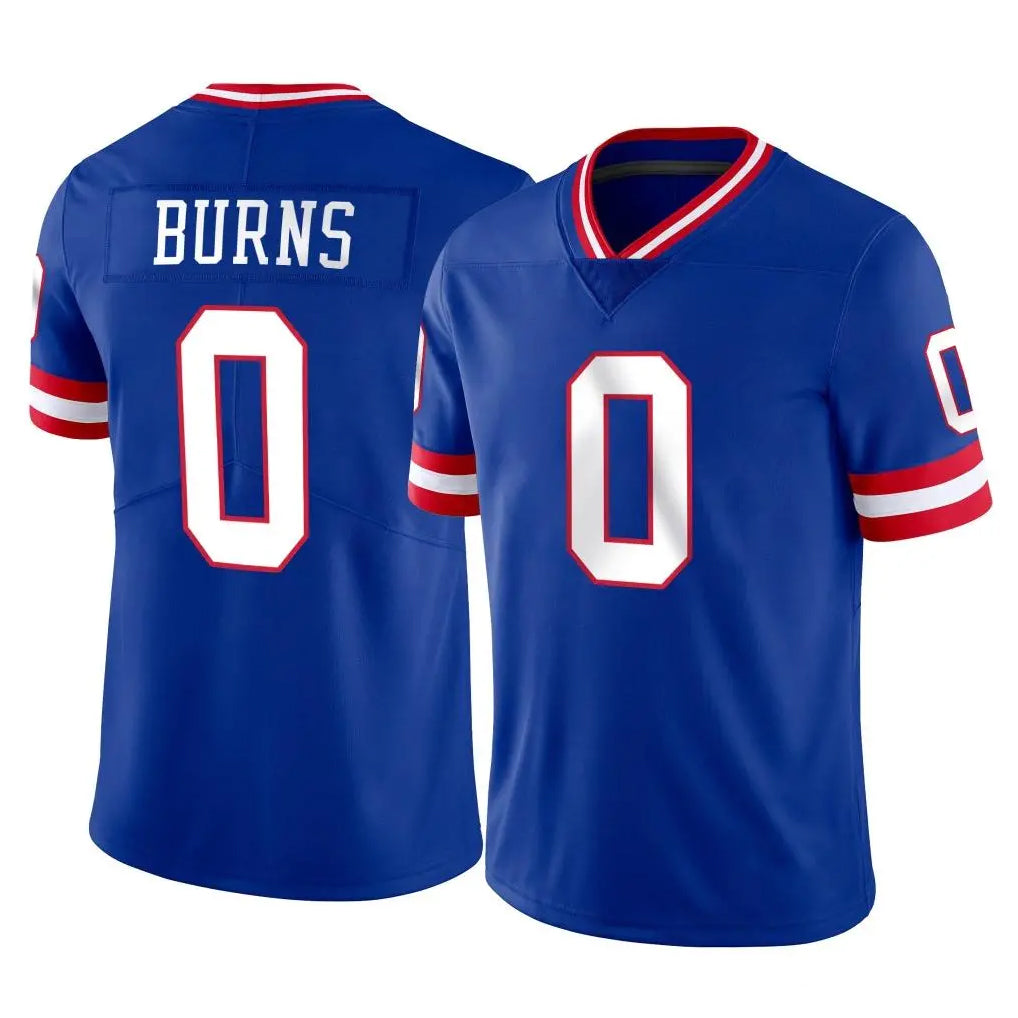 NY.Giants #0 Brian Burns Player Royal Classic Vapor Home Game Odoa Stitched Jerseys