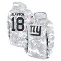 NY.Giants #18 Darius Slayton Player Arctic Camo Salute to Service Pullover Hoodies Limited Game Odoa Stitched Jerseys