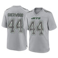 NY.Jets #44 Jamien Sherwood Player Gray Limited Atmosphere Fashion Home Game Odoa Stitched Jerseys